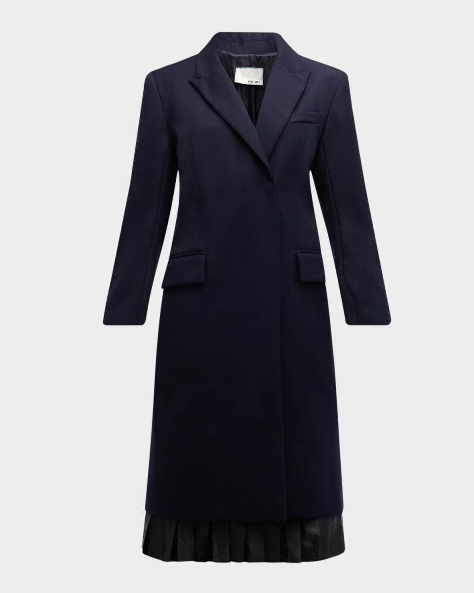 Gramercy Pleated Wool Coat